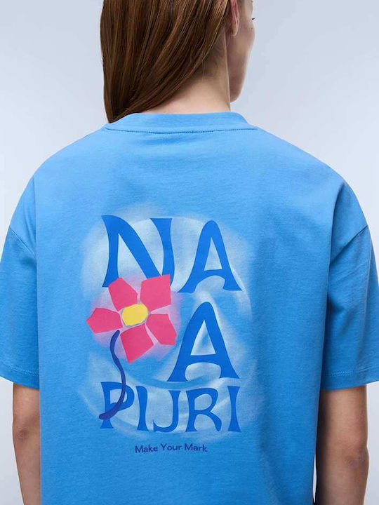Γυναικείο Oversized T-shirt Light Blue