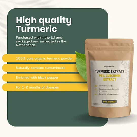 Cupplement Turmeric Extract 60 κάψουλες