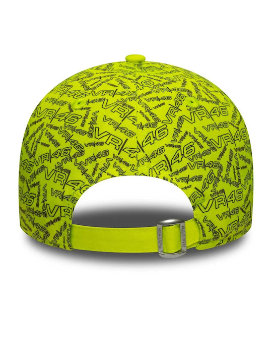 Vr46 All Over Print Helle Gelbe 9forty Kappe