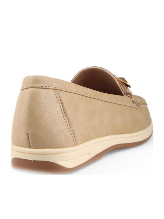 Pantofi Cu Toc Bej