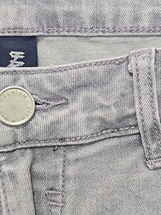 Ανδρικό Παντελόνι Τζιν Ελαστικό Γκρι