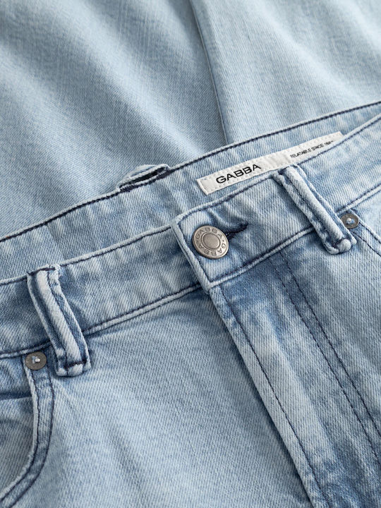Men's Elastic Blue Jeans Pants