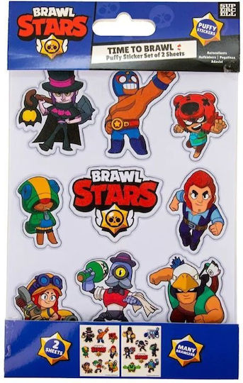Brawl Stars Αυτοκόλλητα 17τμχ