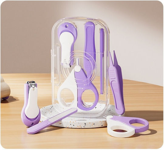 Alista Home Set Îngrijire Unghii Bebe Mov 4 Bucăți