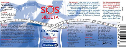 Rotta Natura L-Carnitină 500mg 60 capsule