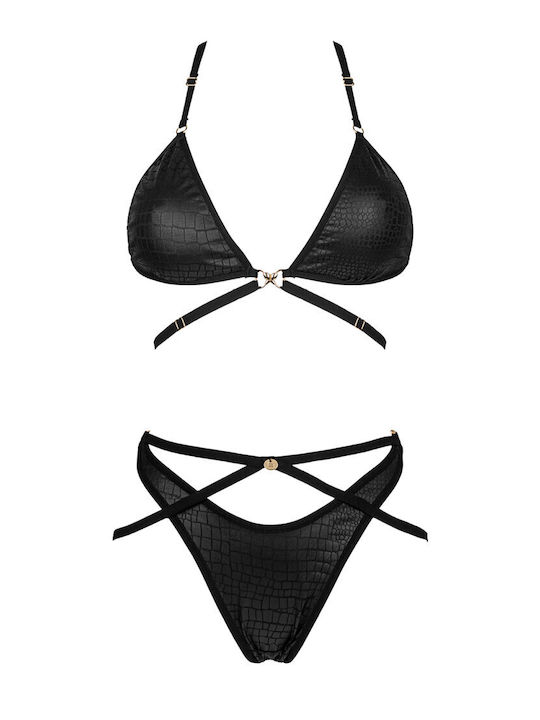 Set Bikini Brazil Negru