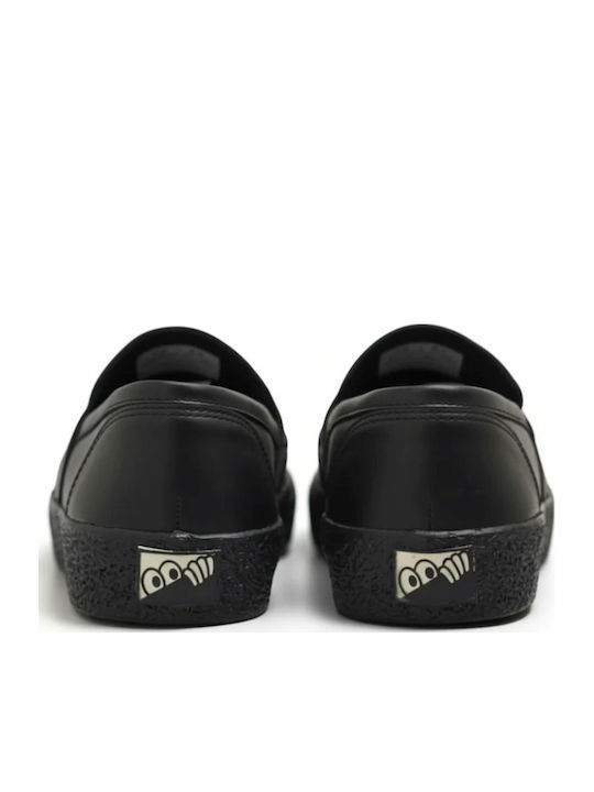 Leder Herren Freizeitschuhe Schwarz