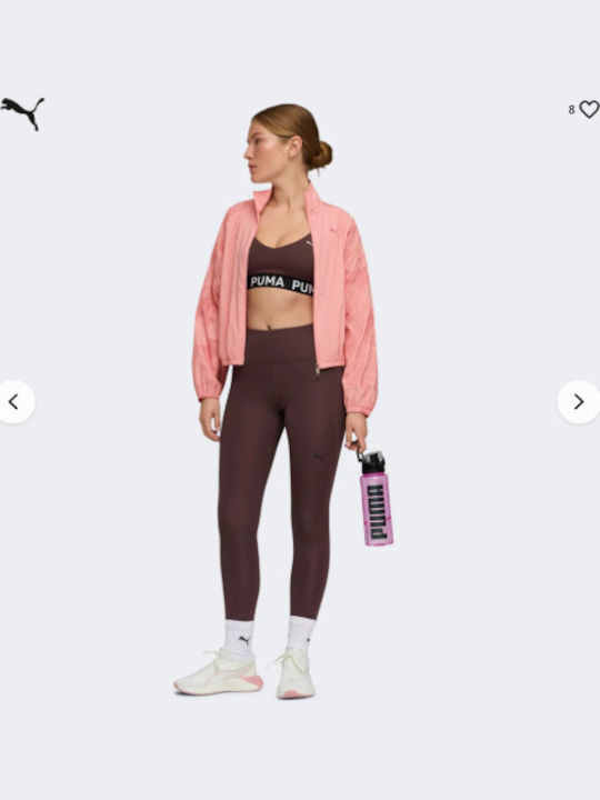 Tight Γυναικείο Cropped Κολάν Chocolate Brown