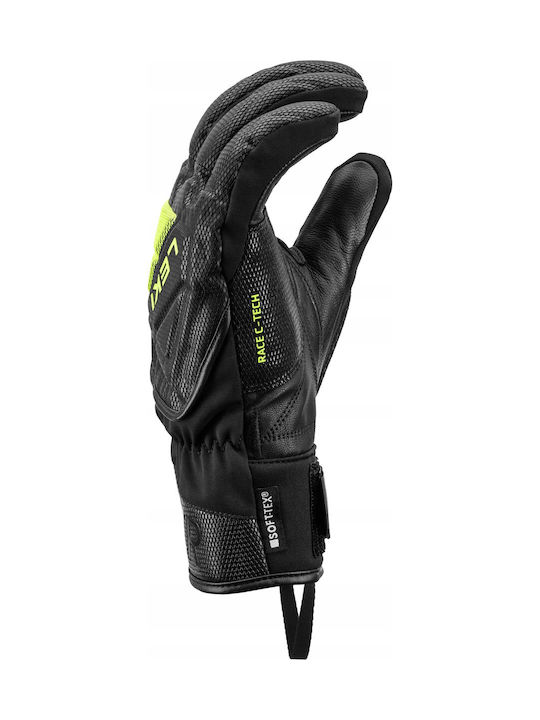 Leki Mănuși de Schi și Snowboard pentru Bărbați Negre