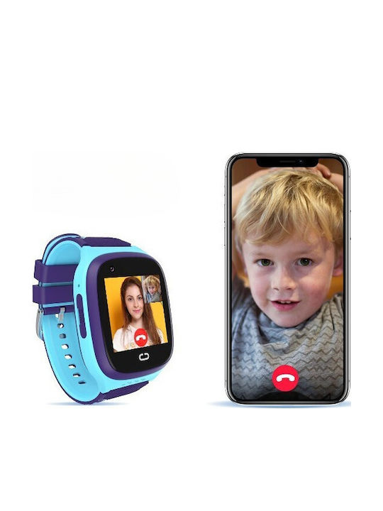 Alista Home Smartwatch Pentru Copii 4G Cu GPS Și Cameră Albastră