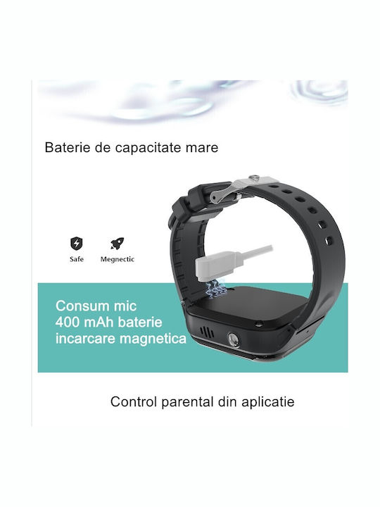 Alista Home Smartwatch Pentru Copii 4G Cu GPS Și Cameră Negru