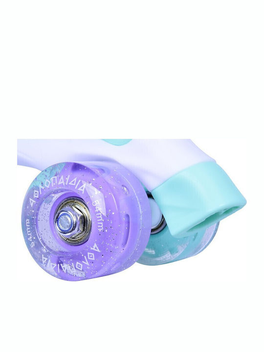 Αθλοπαιδιά Quad / Inline Αυξομειούμενα Rollers Πράσινα Παιδικά