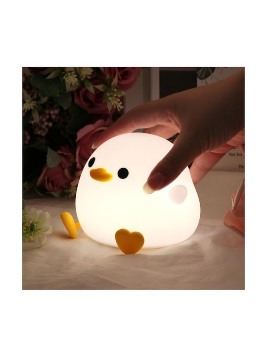 Alista Home Lampă Decorativă de Masă cu LED pentru Copii cu Atingere Albă 12.2x10.5x9.2cm