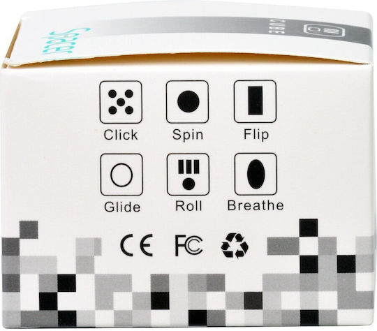 Spacer Fidget Cube Μαύρο