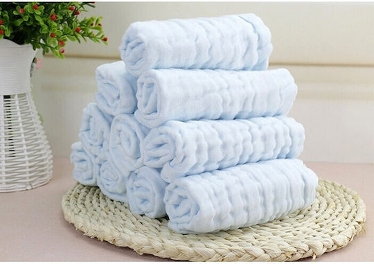 Alista Home Shoulder Burp Cloth Cotton Blue 30x30cm
