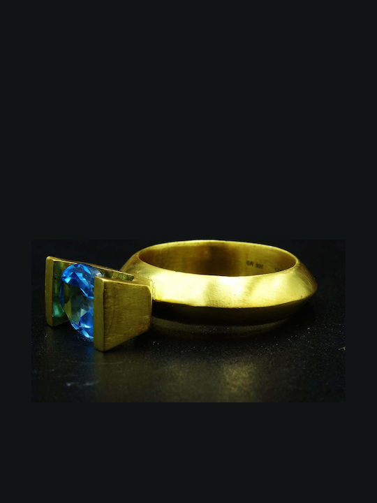 Women's Gold Plated Silver Ring