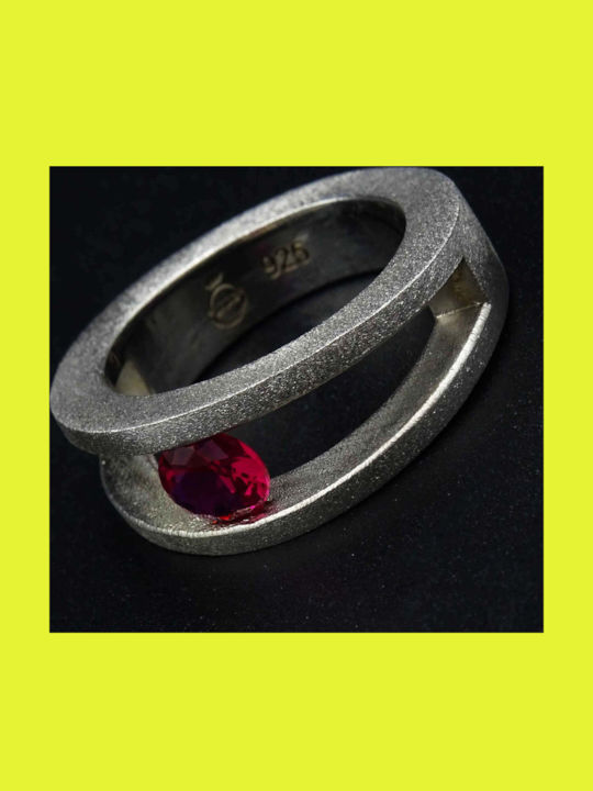 Herrenring mit Zirkon