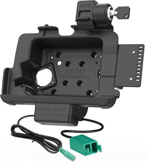 Ram Mounts Ram Tough-dock Power + Dual Usb Lock Zebra Et4x 8" Tablet Multicolor