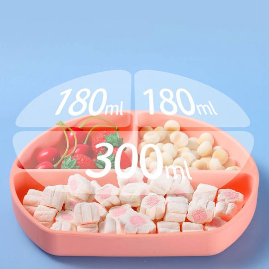 Alista Home Set De Masă Din Silicon Roz 5 Piese