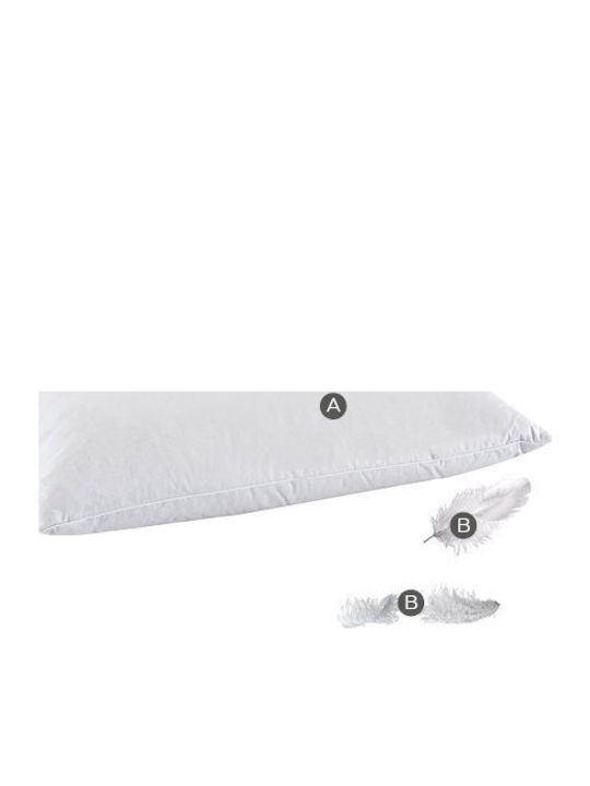 Magniflex Piumino Μαξιλάρι Ύπνου Πουπουλένιο 50x80cm