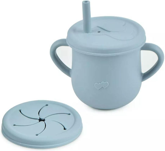 Alista Home Set De Masă Din Silicon Cu Bază Antiderapantă Gri 6 Piese Pentru 6+ Luni
