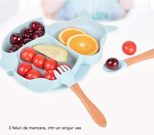 Alista Home Set De Masă Din Silicon Albastru 6 Piese