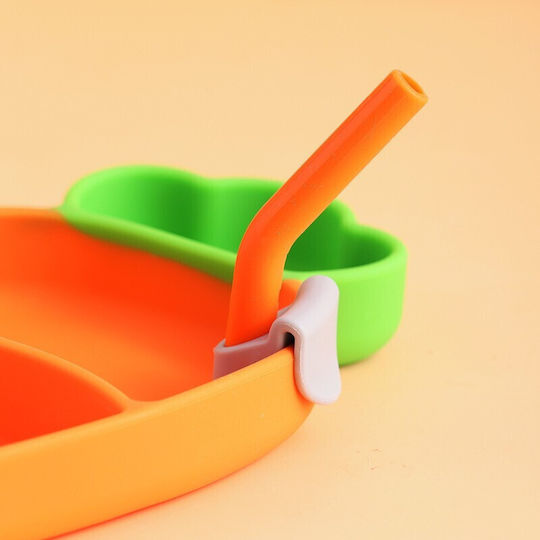 Alista Home Set De Masă Din Silicon Portocaliu 3 Piese