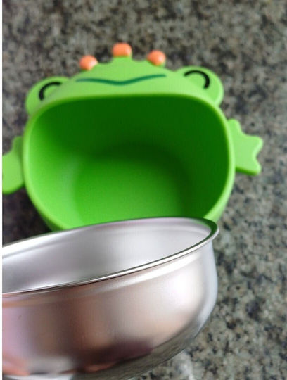 Alista Home Alista Home Baby- und Kinder-Essgeschirr aus Silikon Grau 3-teilig