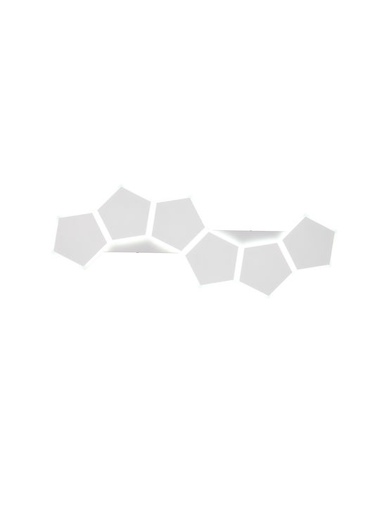 Trio Lighting Zaya Πλαφονιέρα Οροφής Λευκή