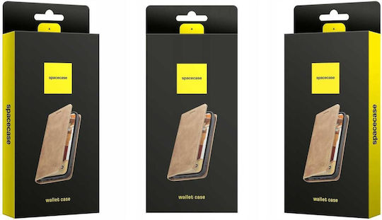 Spacecase Leather Brown Wallet (Redmi Note 15 Pro+ / Poco M8 Pro)