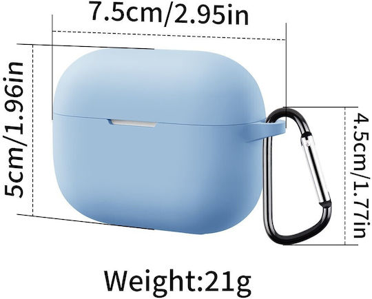 Husă Din Silicon Cu Cârlig Albă Pentru Huawei FreeBuds SE 4