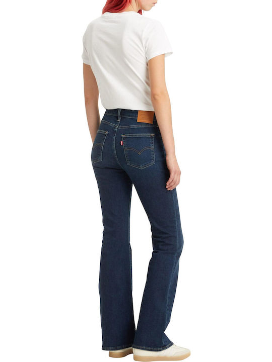 726 Hoch tailliert Damenjeans Schlaghose