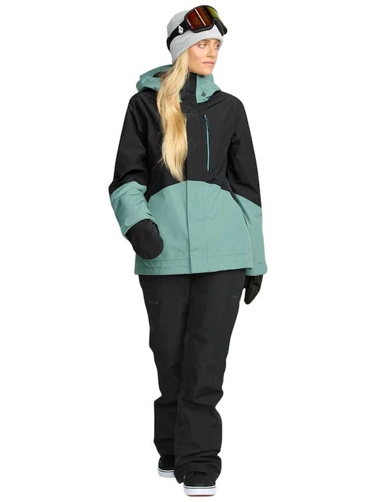 Volcom Insulated H0452603-ATB Γυναικείο Μπουφάν Gore-Tex για Σκι & Snowboard Μπλε
