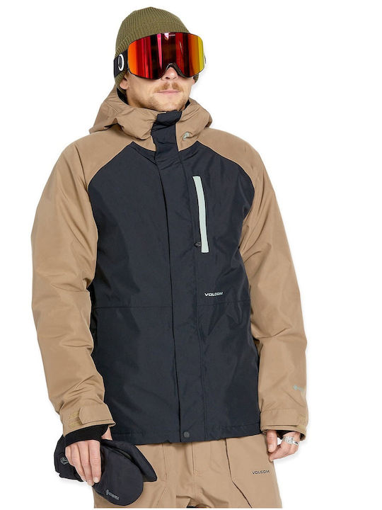 Volcom Dua Insulated G0452503-CNB Мъжко Яке Gore-Tex за Ски и Сноуборд Кафяв