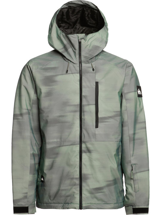 Quiksilver Mission Print EQYTJ03428-GNB1 Яке за Ски и Сноуборд Green