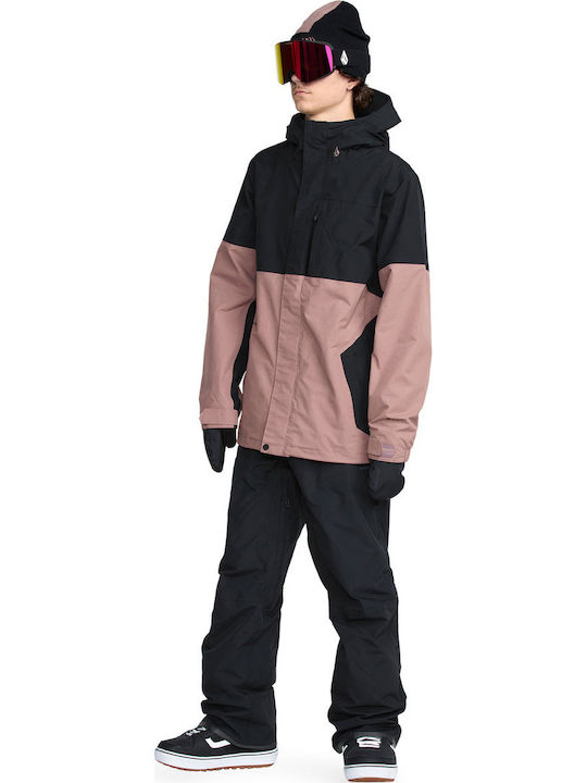 Volcom Insulated G0452602-MVE Ανδρικό Μπουφάν Gore-Tex για Σκι & Snowboard Μωβ
