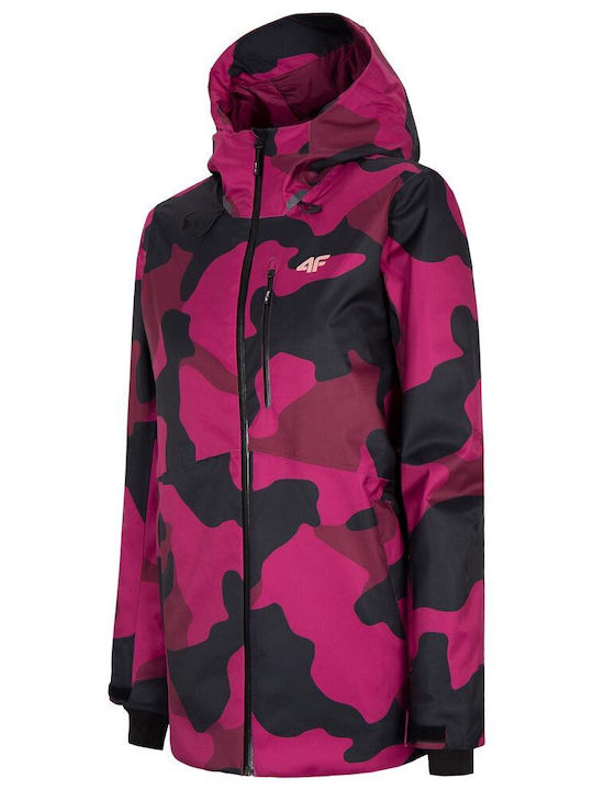 4F H4Z20-KUDS001-90A Frauen Jacke aus für Ski & Snowboard Mehrfarbig