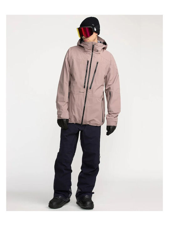 Volcom Stretch G0652600-MVE Ανδρικό Μπουφάν Gore-Tex για Σκι & Snowboard Μωβ