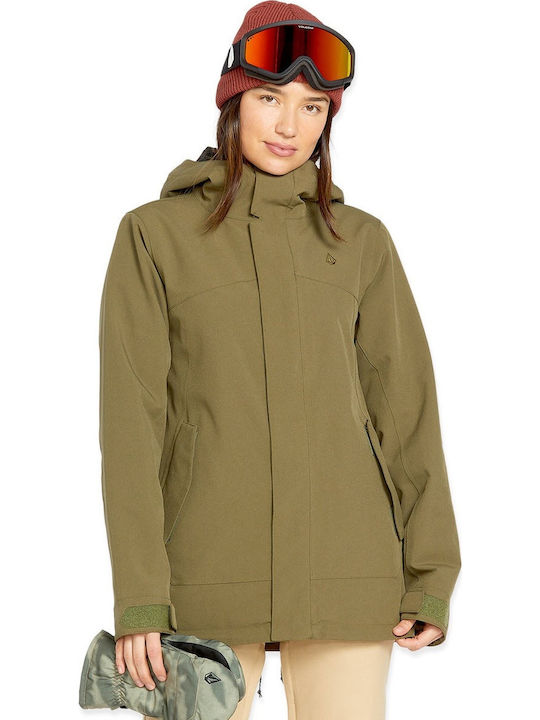 Volcom Shadow Women's Ski & Snowboard Jacket Khaki H0452507-IVY