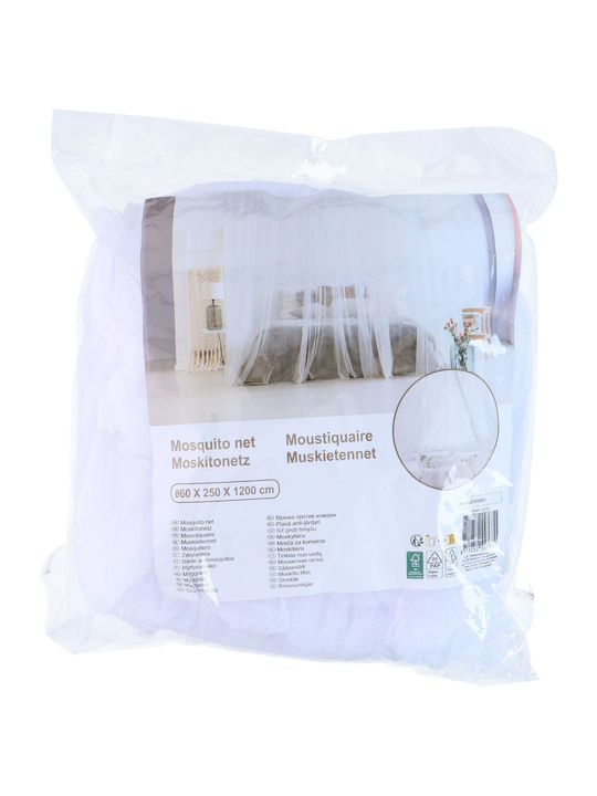 Plasă de țânțari Pentru Patut Din tul 55767 Albă 60x250cm