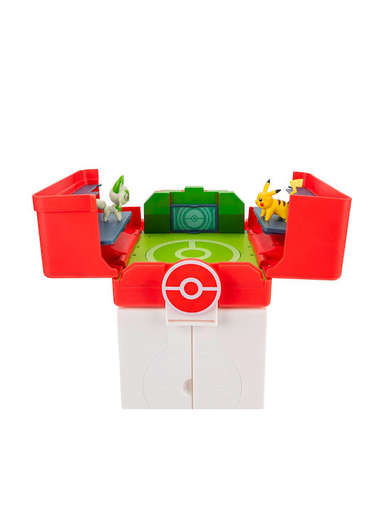 Pokemon Детска Кутия За Съхранение От Пластмаса Play N Display Case Червена 3 Бройки