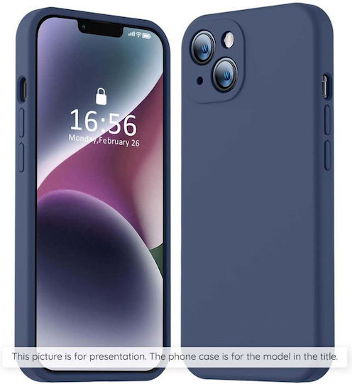 Back Cover Din Silicon Albastru Marin (Oppo Reno15 F, Oppo Reno15 FS 5G)