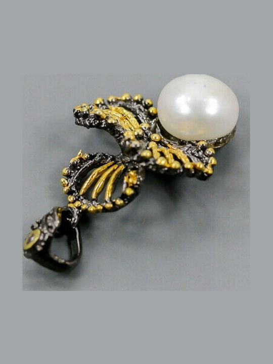 Artistic Pendant Pearl 925 Natural Amethyst Artistic Pendant Pearl 925 Natural Amethyst