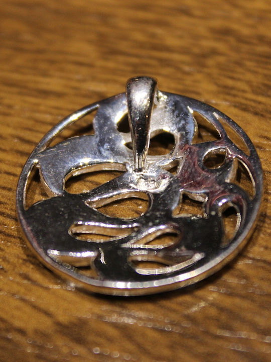 925 Silver Delicate Enamel Pendant