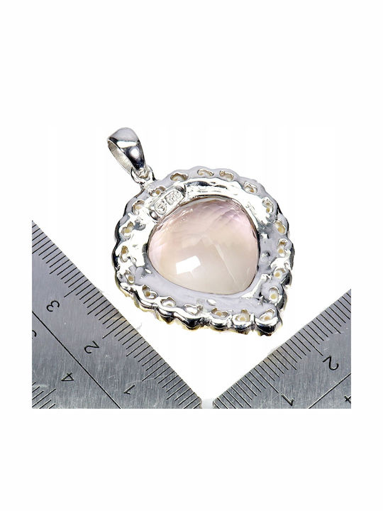 Stunning 925 Silver Pendant Natural 37ct Ametrine Pearls Stunning 925 Silver Pendant Natural 37ct Ametrine Pearls