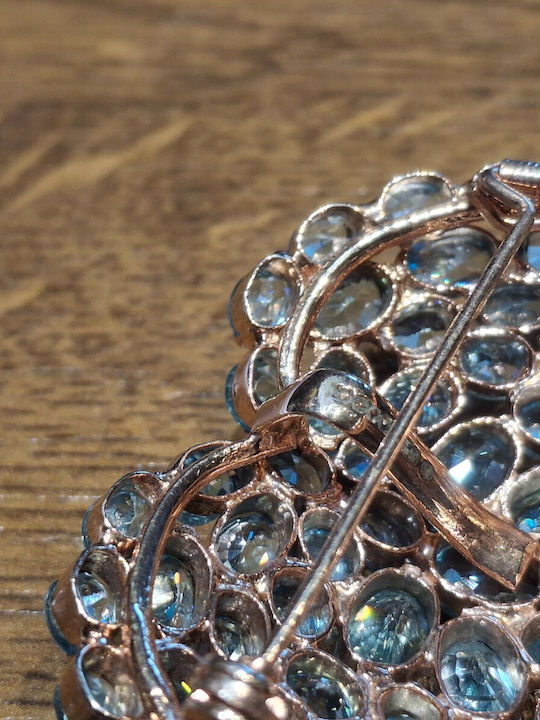 Pendant Brooch Natural Cubic Zirconia Certificate 830