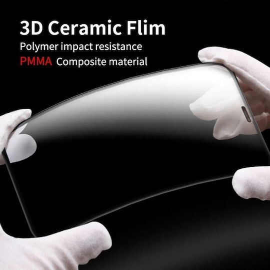 Folie Protectie Ceramică Alista Home Compatibilă OnePlus Nord CE 2 Lite 9D Ceramică Margini Negre Șoc Rezistent Transparentă