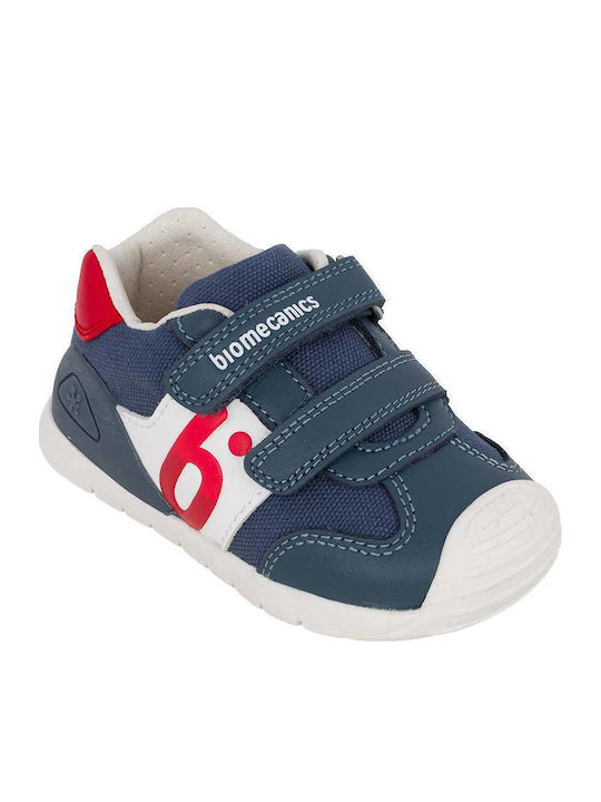 Kids Sneakers Anatomic with Hoop & Loop Closure Navy Blue