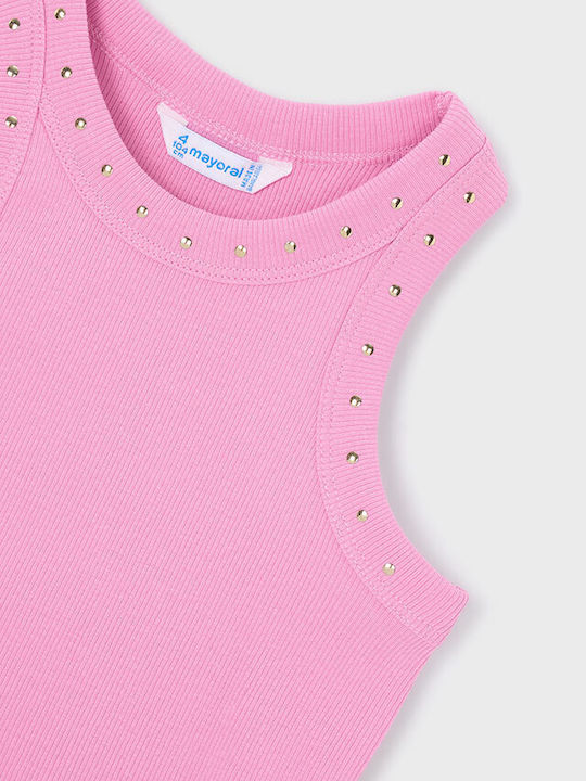 Kids Sleeveless Top Light Pink