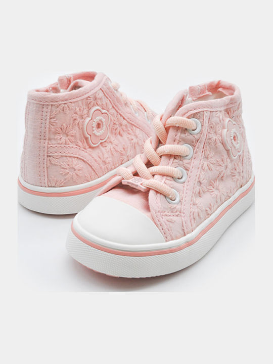 Mayoral Kids High Sneakers Pink